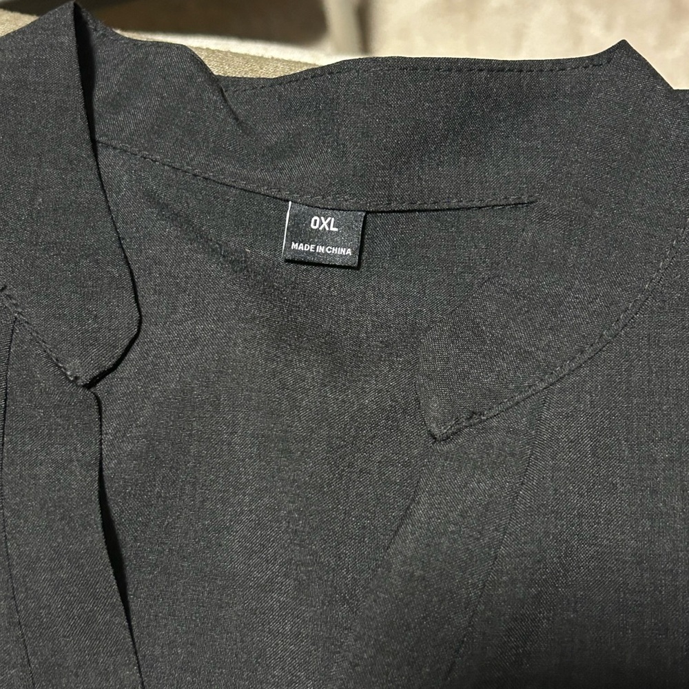 Black SHEIN v neck Ladies Linen Shirt